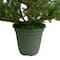 6ft. Unlit Real Touch™️ Noble Pine Artificial Potted Christmas Tree in Green Pot